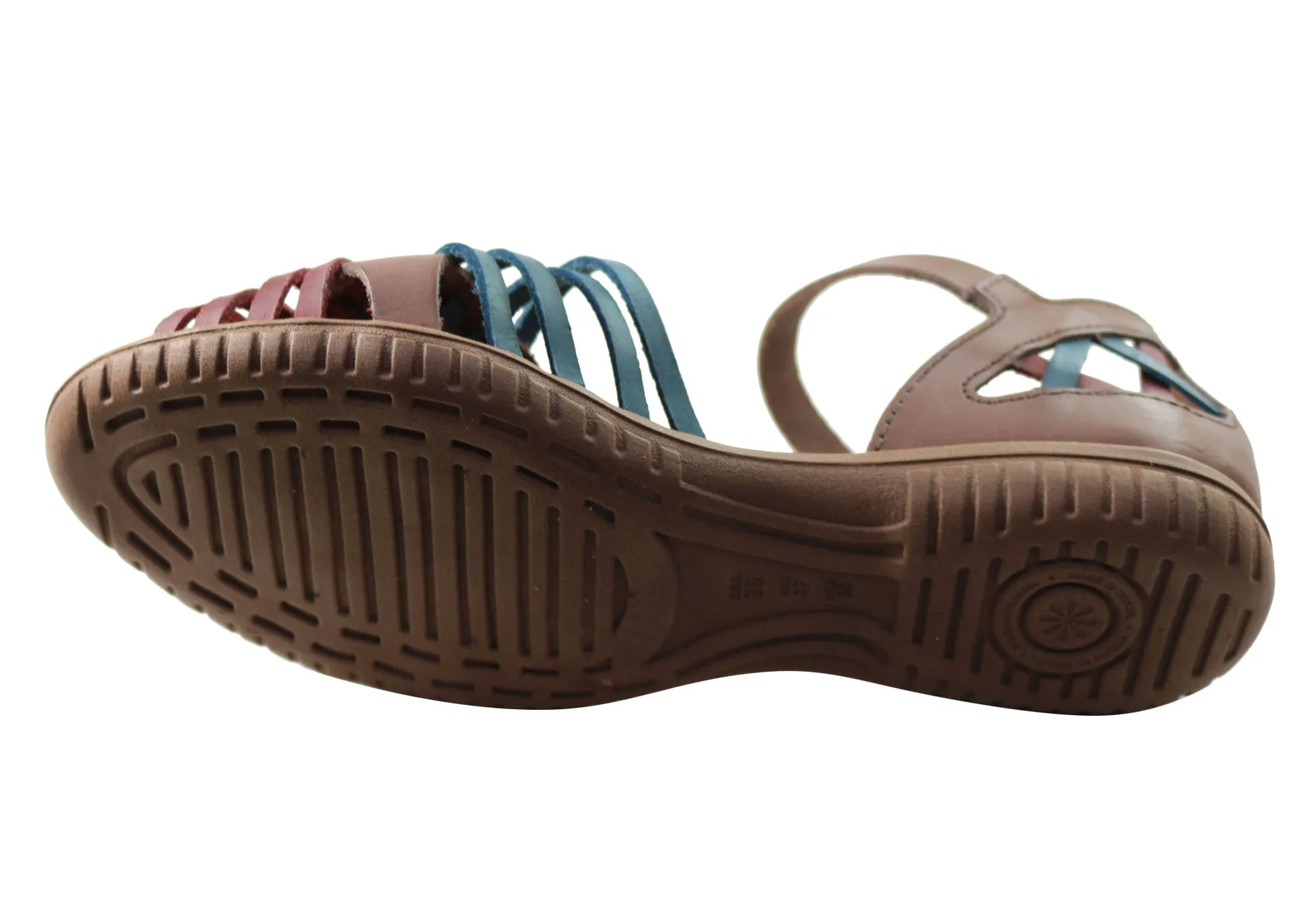 New Face Tamara Womens Comfortable Leather Sandals Made In Brazil