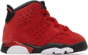 Nike Jordan Baby Red Air Jordan 6 Retro Sneakers