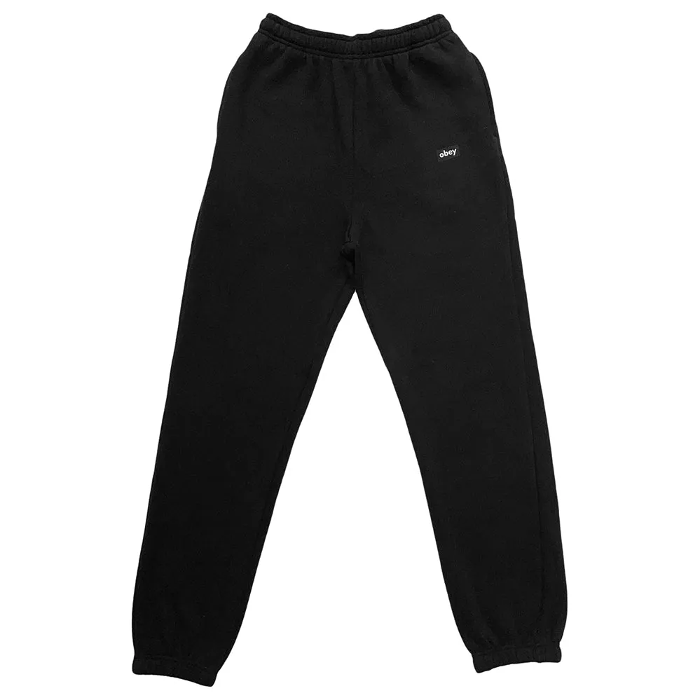 OBEY TAG SWEATPANTS // BLACK