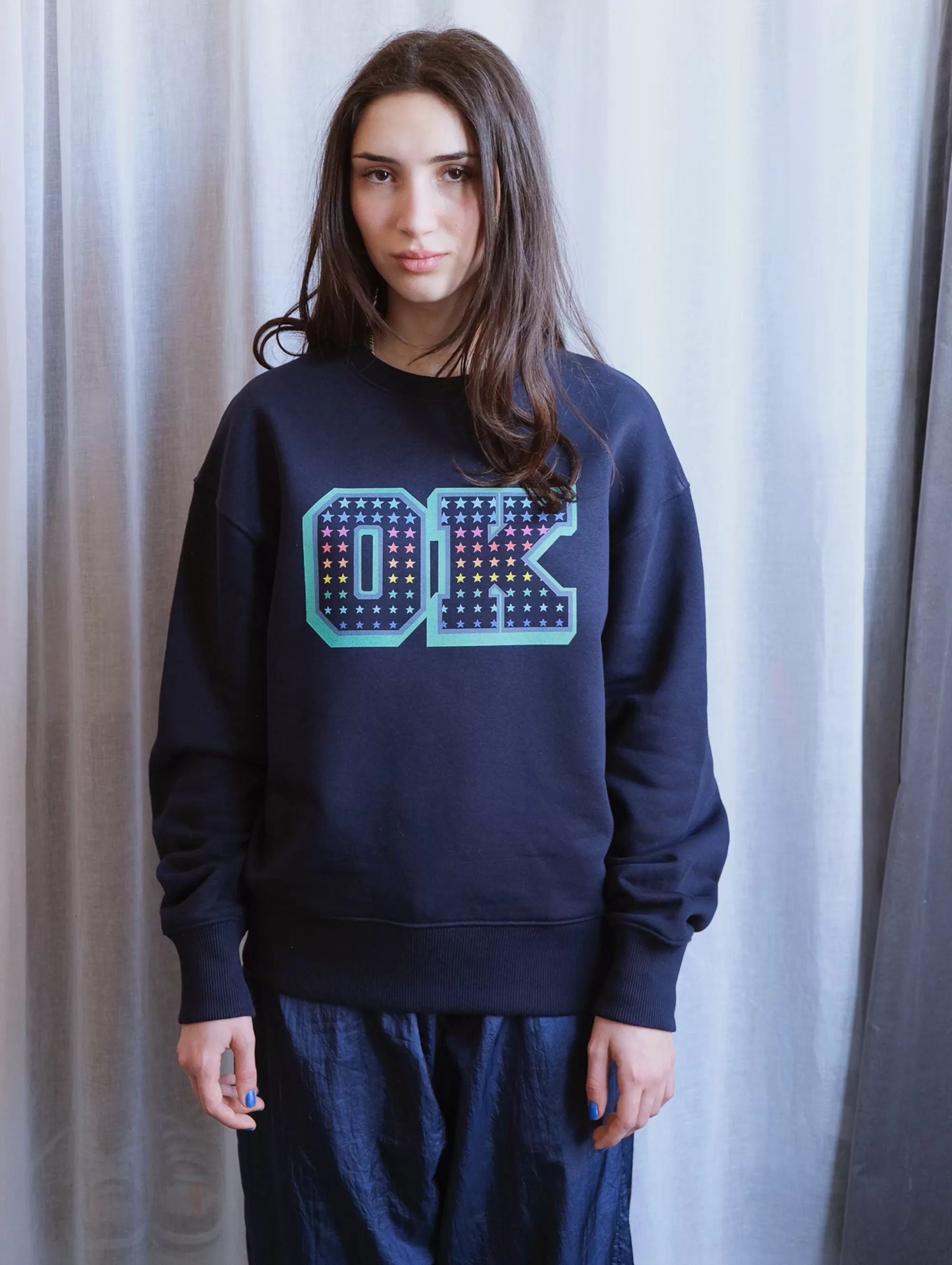 OK SWEATSHIRT NAVY UNISEX