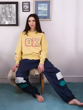 OK SWEATSHIRT WARM YELLOW UNISEX