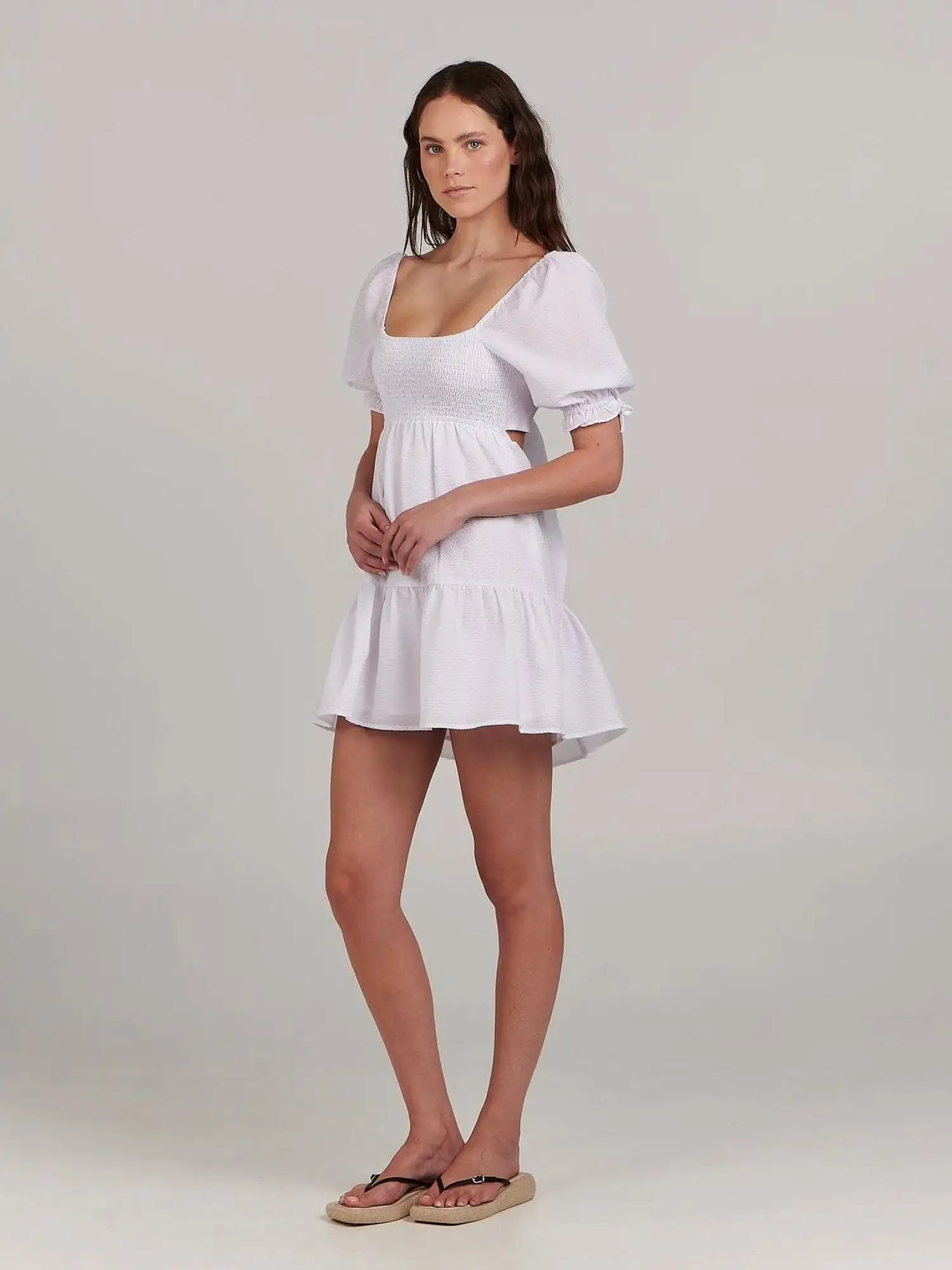 Olivia Mini Dress | White