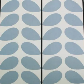 Orla Kiely Home Furnishing Fabric Two Colour Stem - Powder Blue