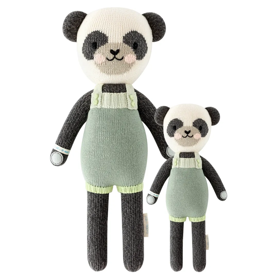 Paxton the Panda Knit Doll by Cuddle & Kind