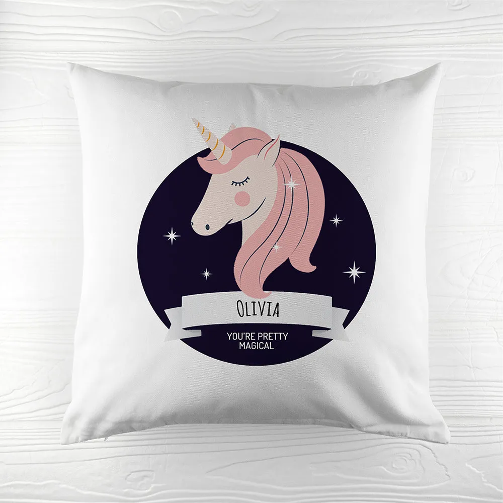 Personalised Sparkle Squad Twilight Cushion Cover