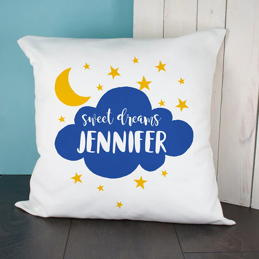 Personalised Sweet Dreams Cushion Cover