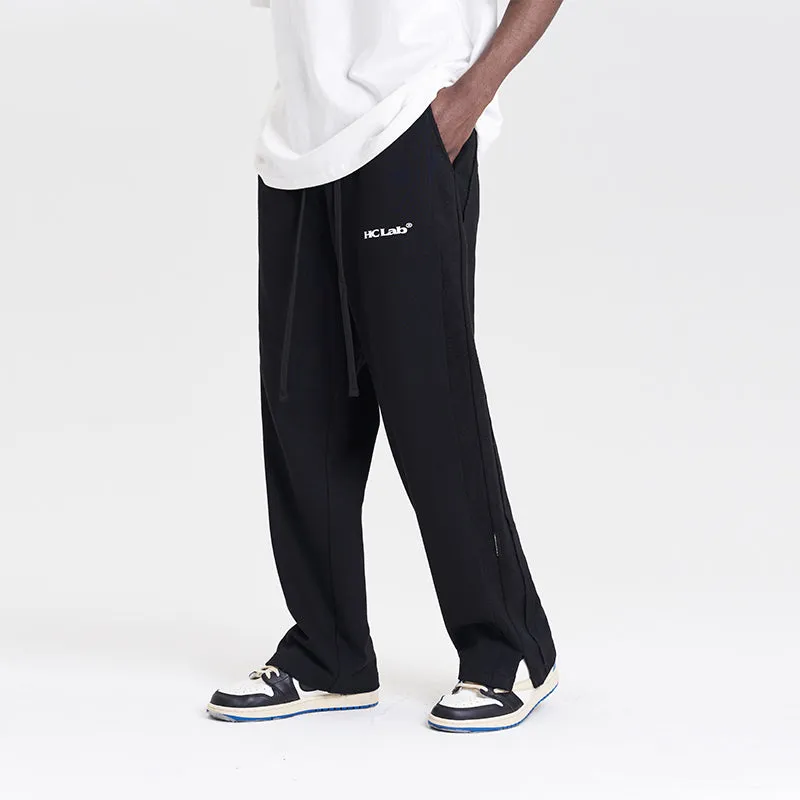 Raw Stitching Casual Sweatpants