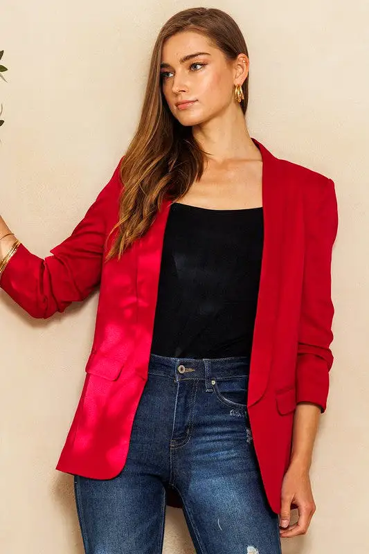 Ready For Success Blazer - Red