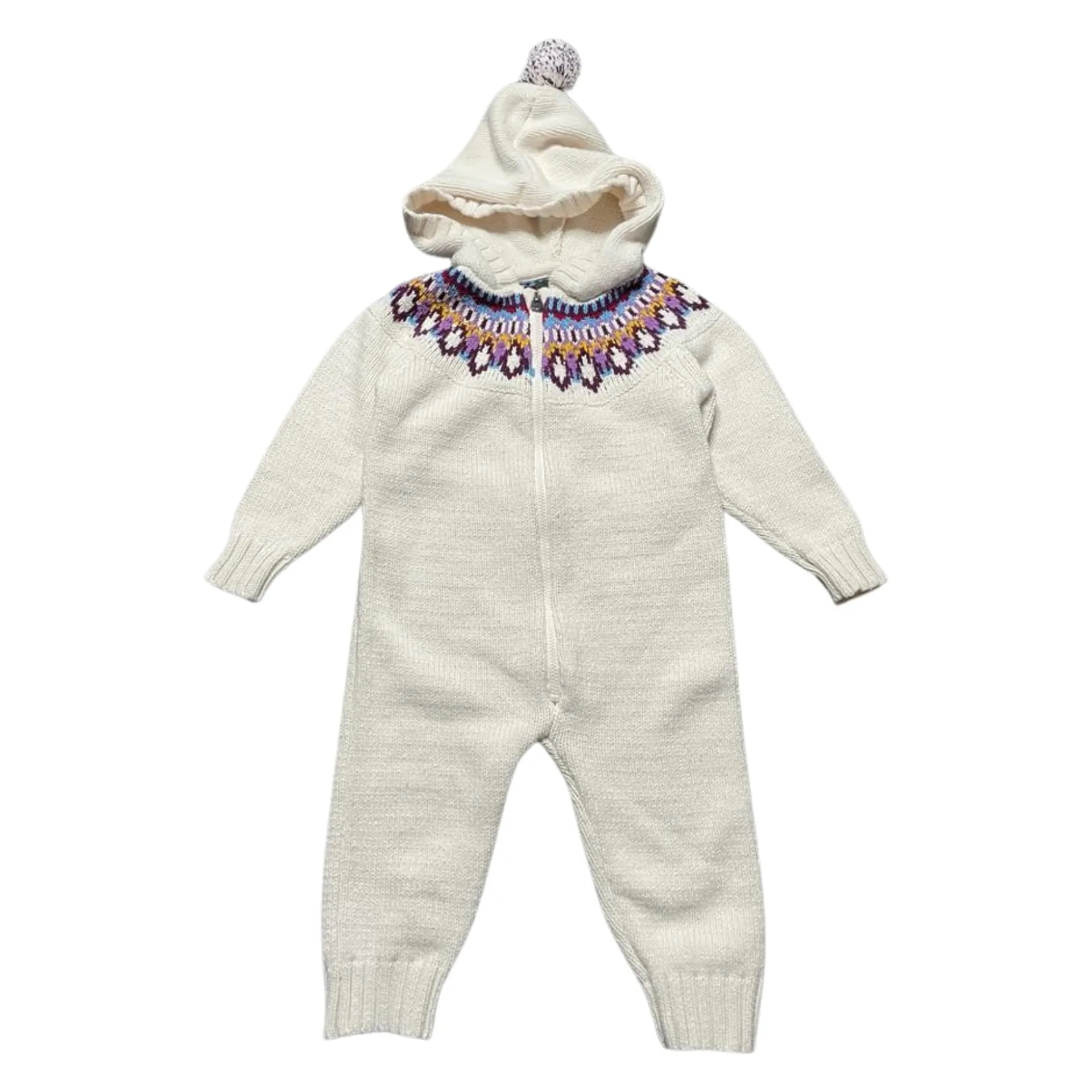 Roots Knit Fair Isle Romper