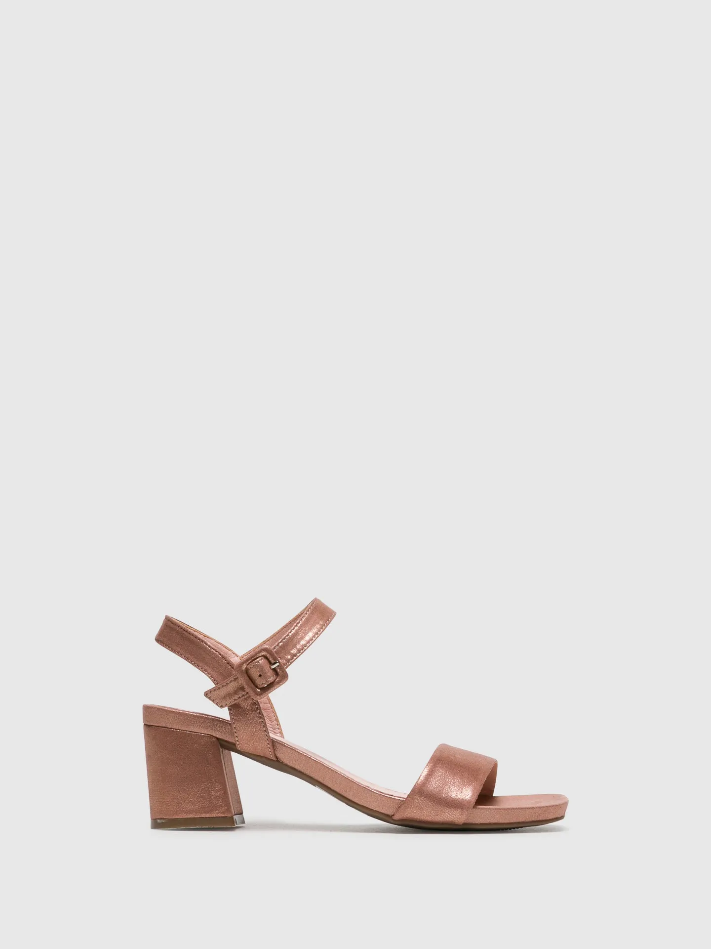 RoseGold Buckle Sandals