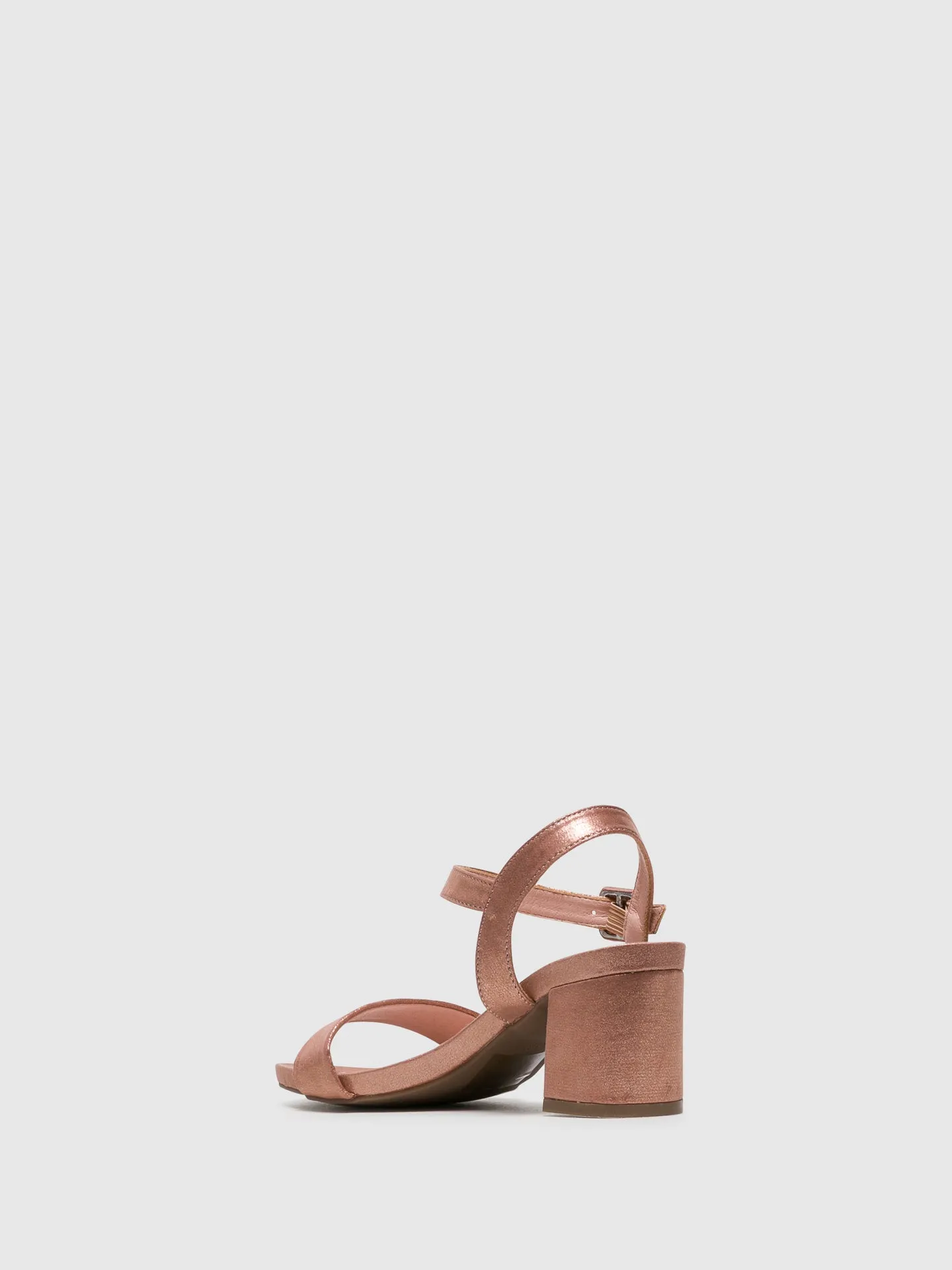 RoseGold Buckle Sandals