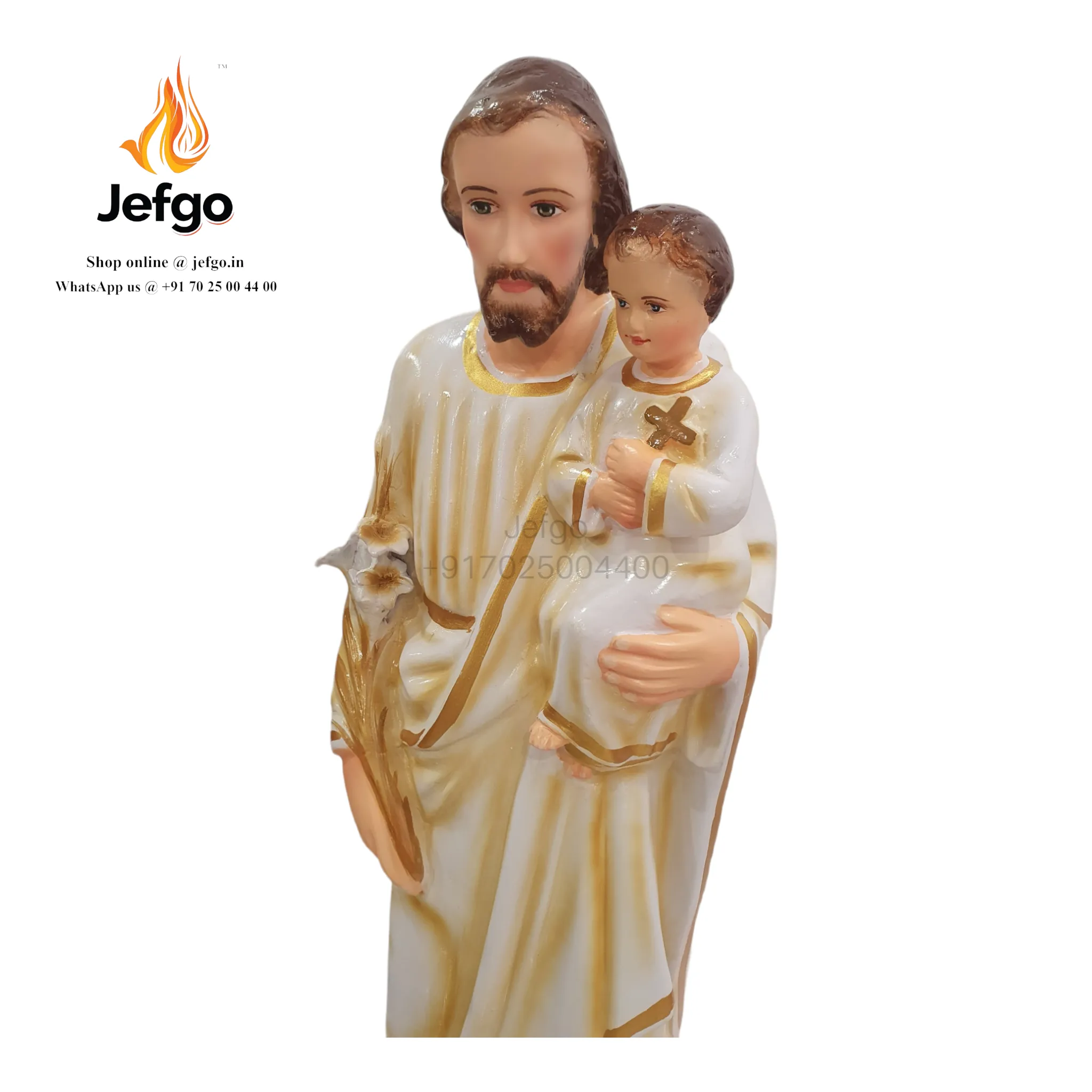 Saint Joseph Statue 30 inch/2.5 feet  Fiber