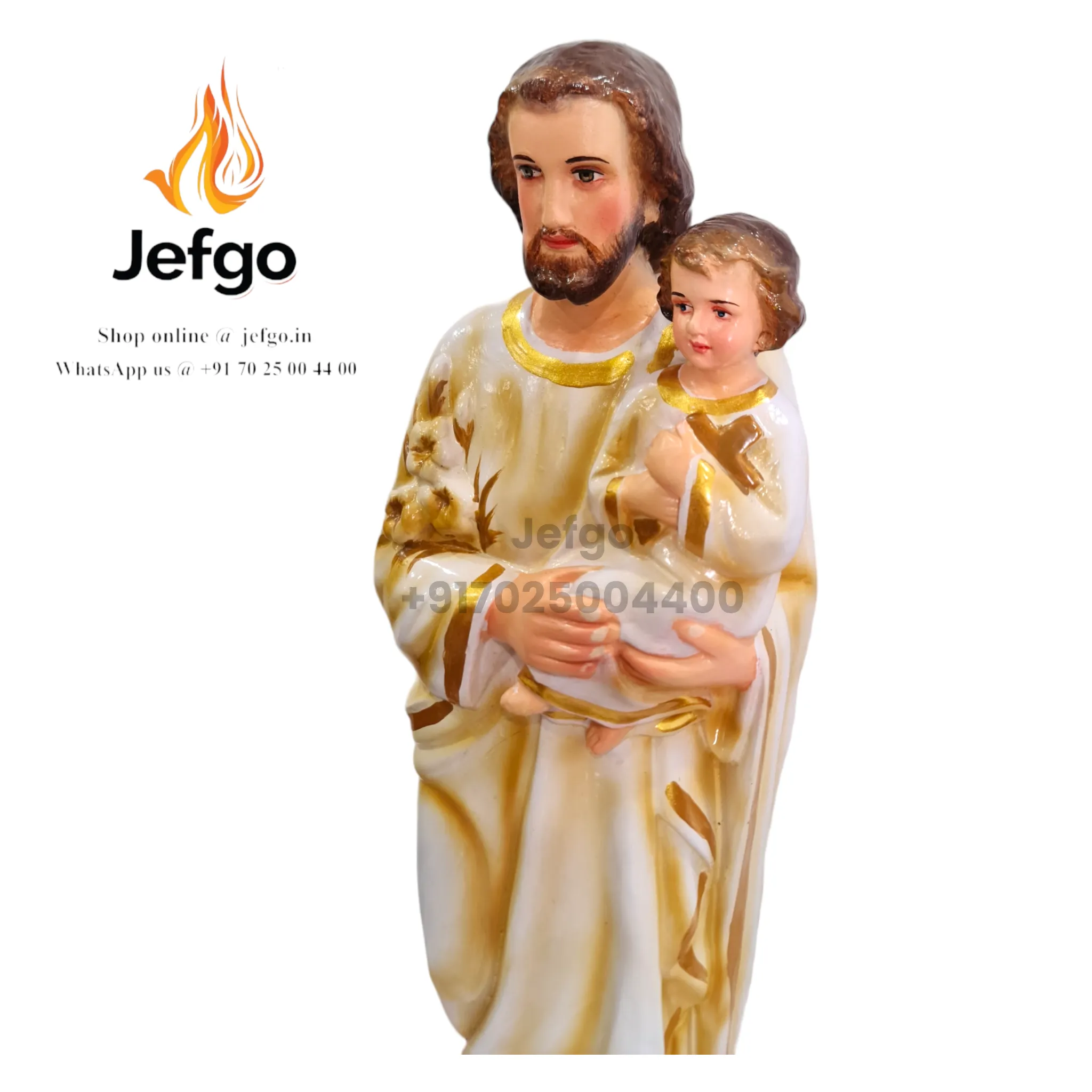 Saint Jospeh Statue with Infant jesus  24inch /2 feet