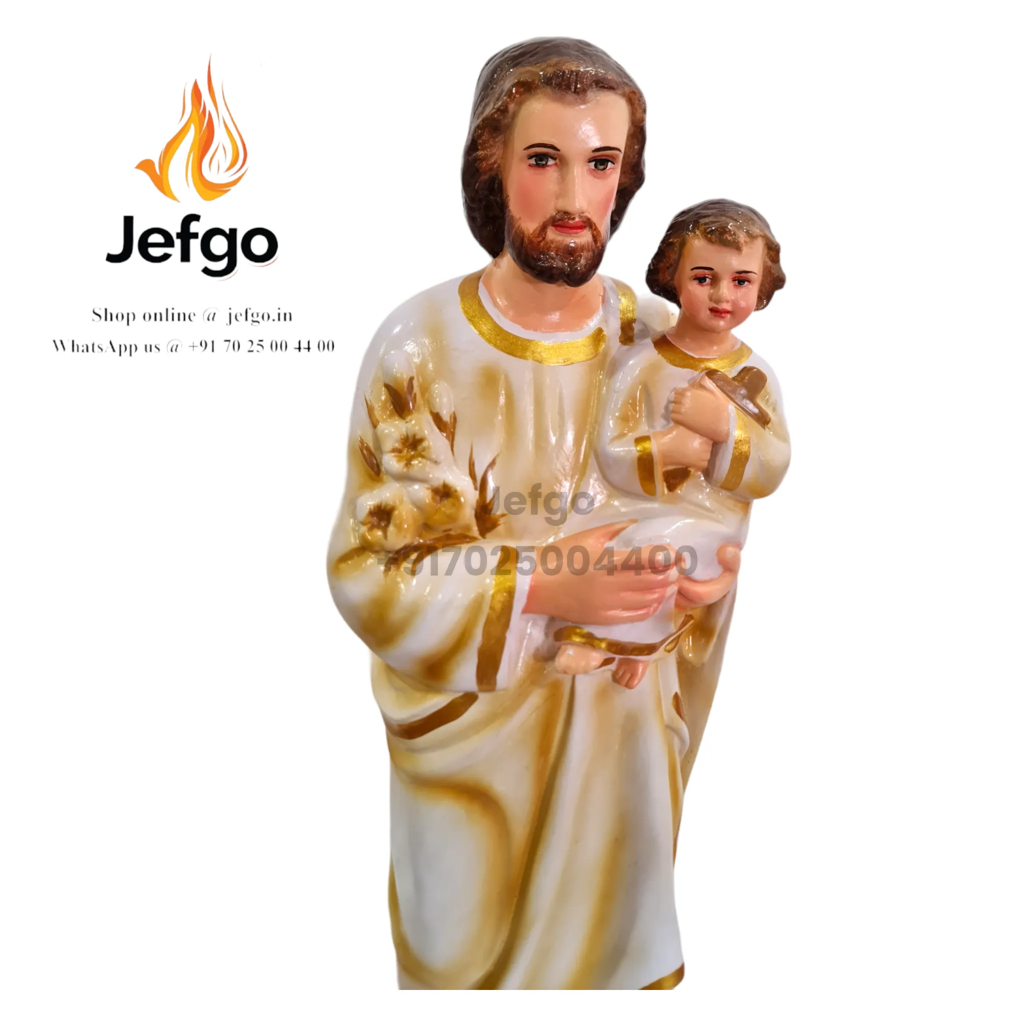 Saint Jospeh Statue with Infant jesus  24inch /2 feet