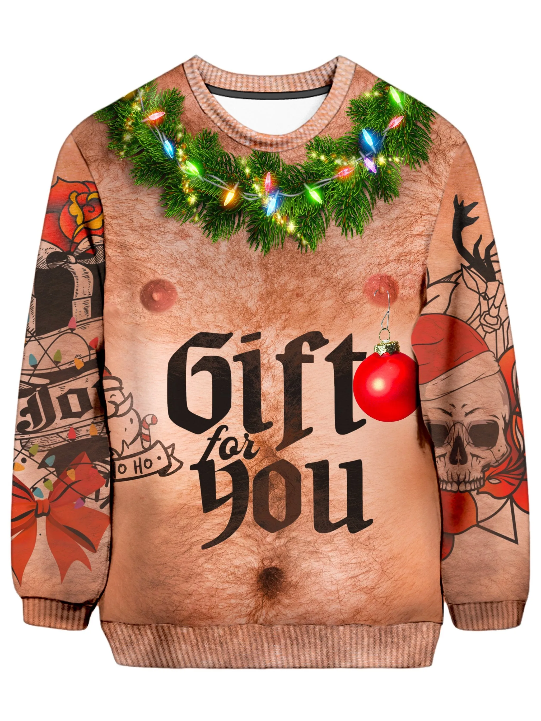 Santa Bod Christmas Ugly Sweatshirt