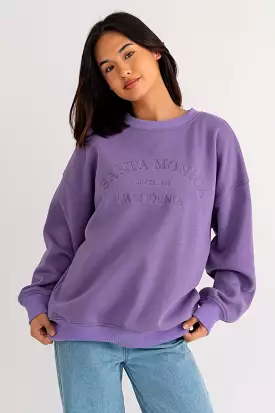 Santa Monica Embroidered Sweatshirt