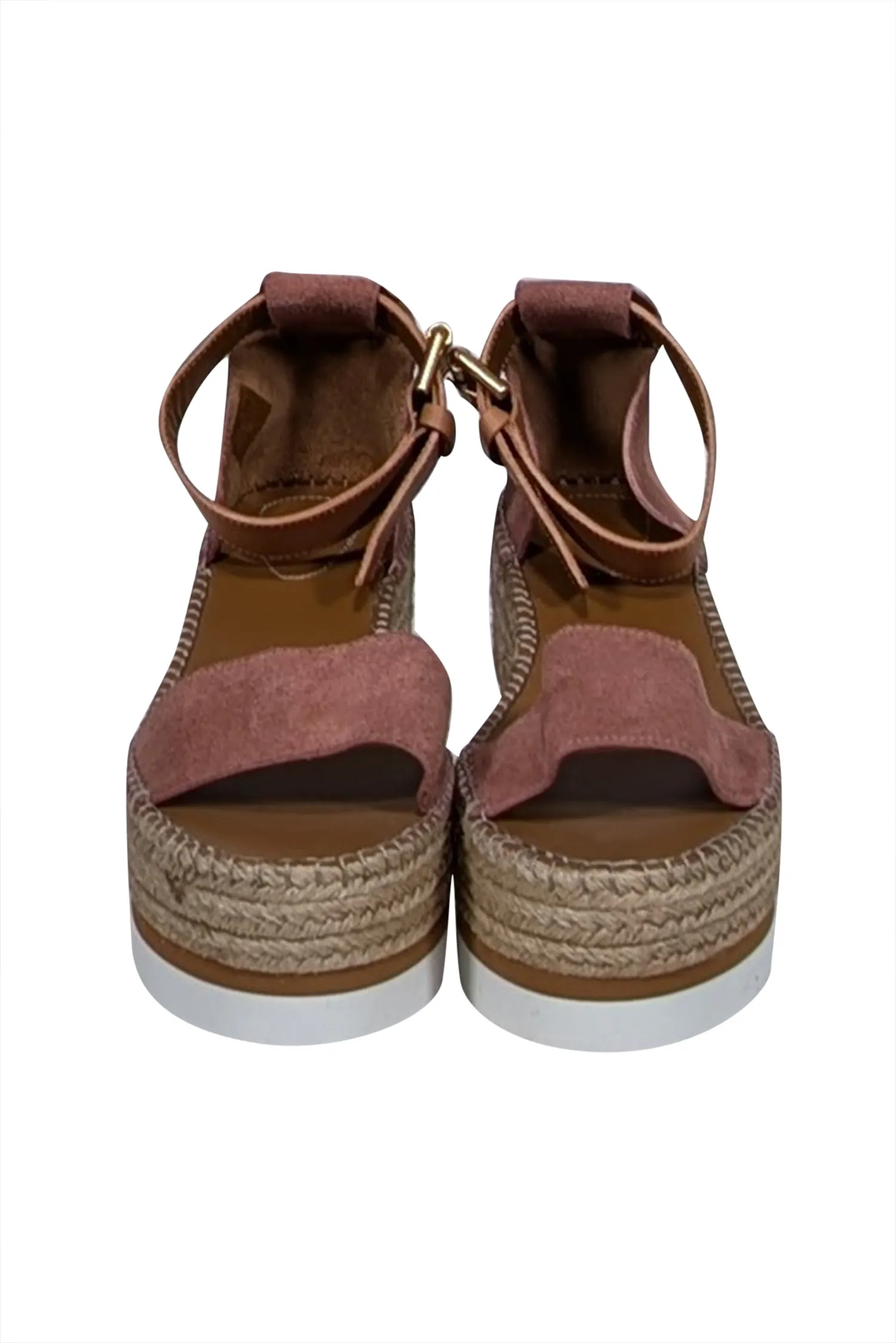 See by Chloe - Pink Suede Espadrille Sandals Sz 10