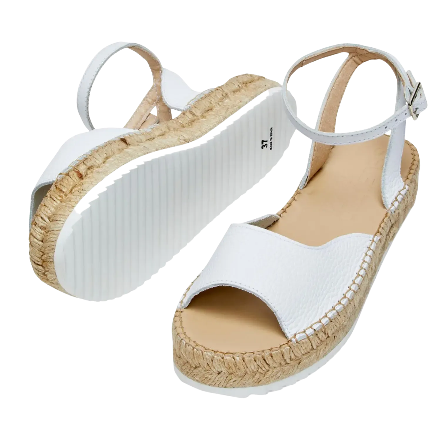 Selected Femme Eldina Leather Lined Espadrille Sandals