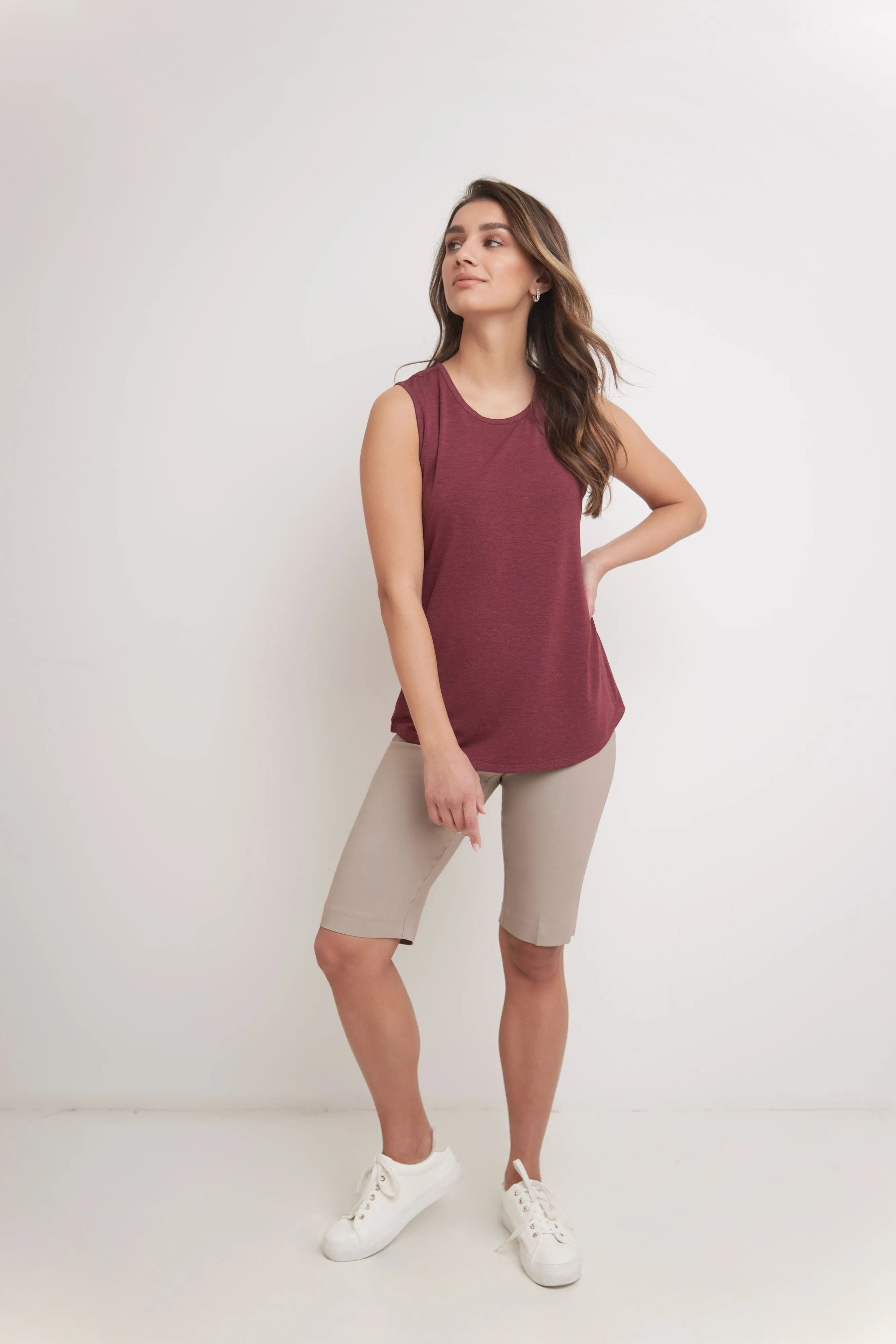 Sleeveless Business Casual Top