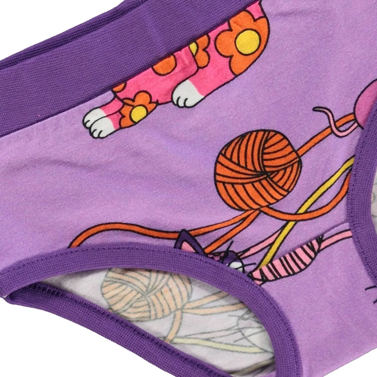 Smfolk Viola Underwear Set With Cats