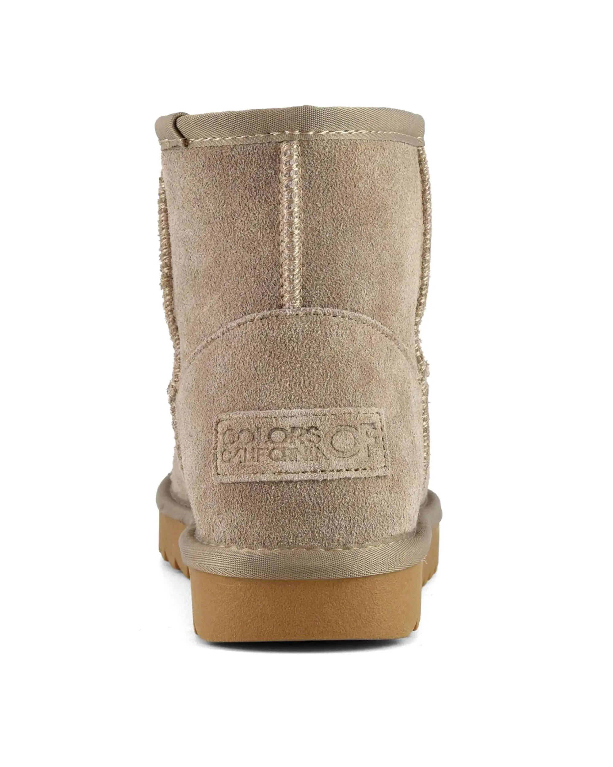 Stivale Donna Colors Of California Ugg Boot In Suede Taupe