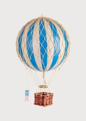 Striped Medium Hot Air Balloon in Blue