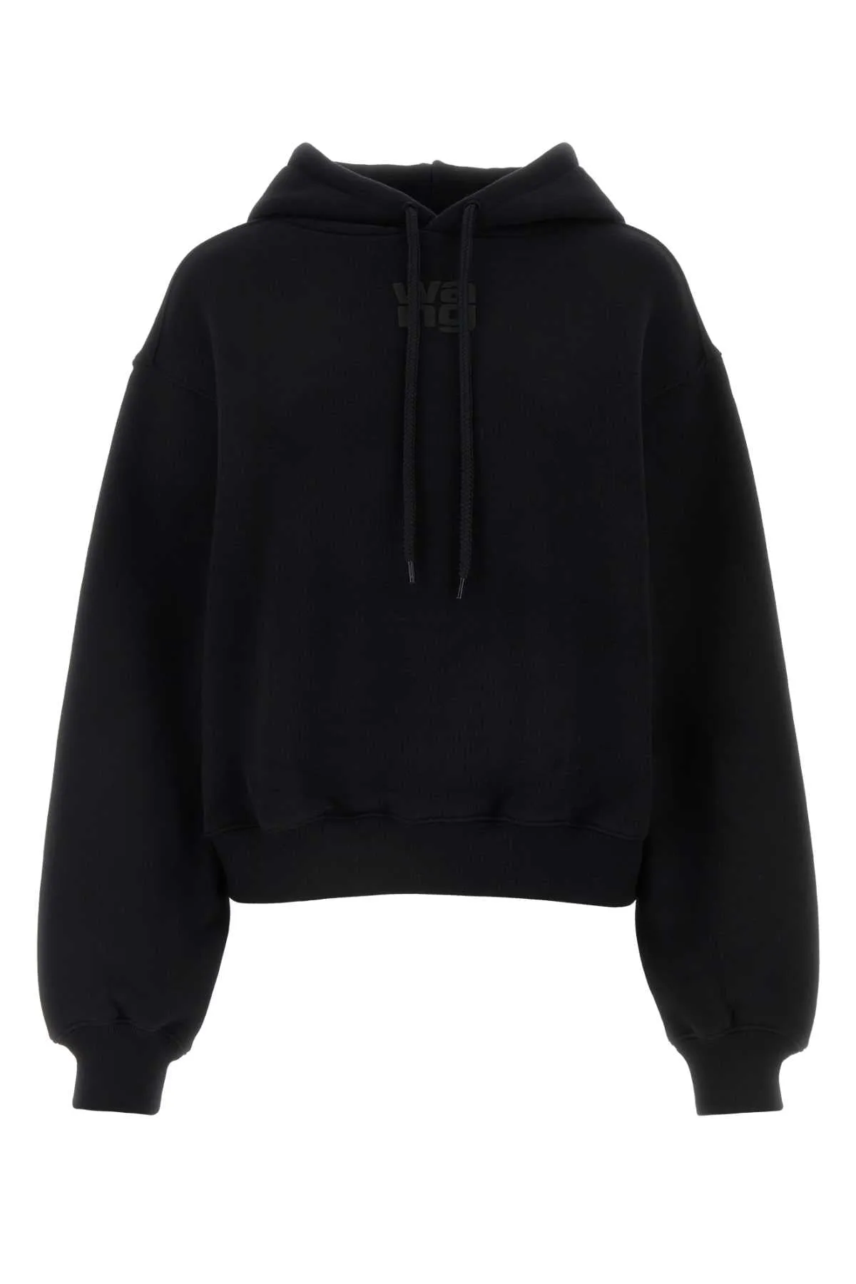 T By Alexander Wang Black Cotton Sweatshirt