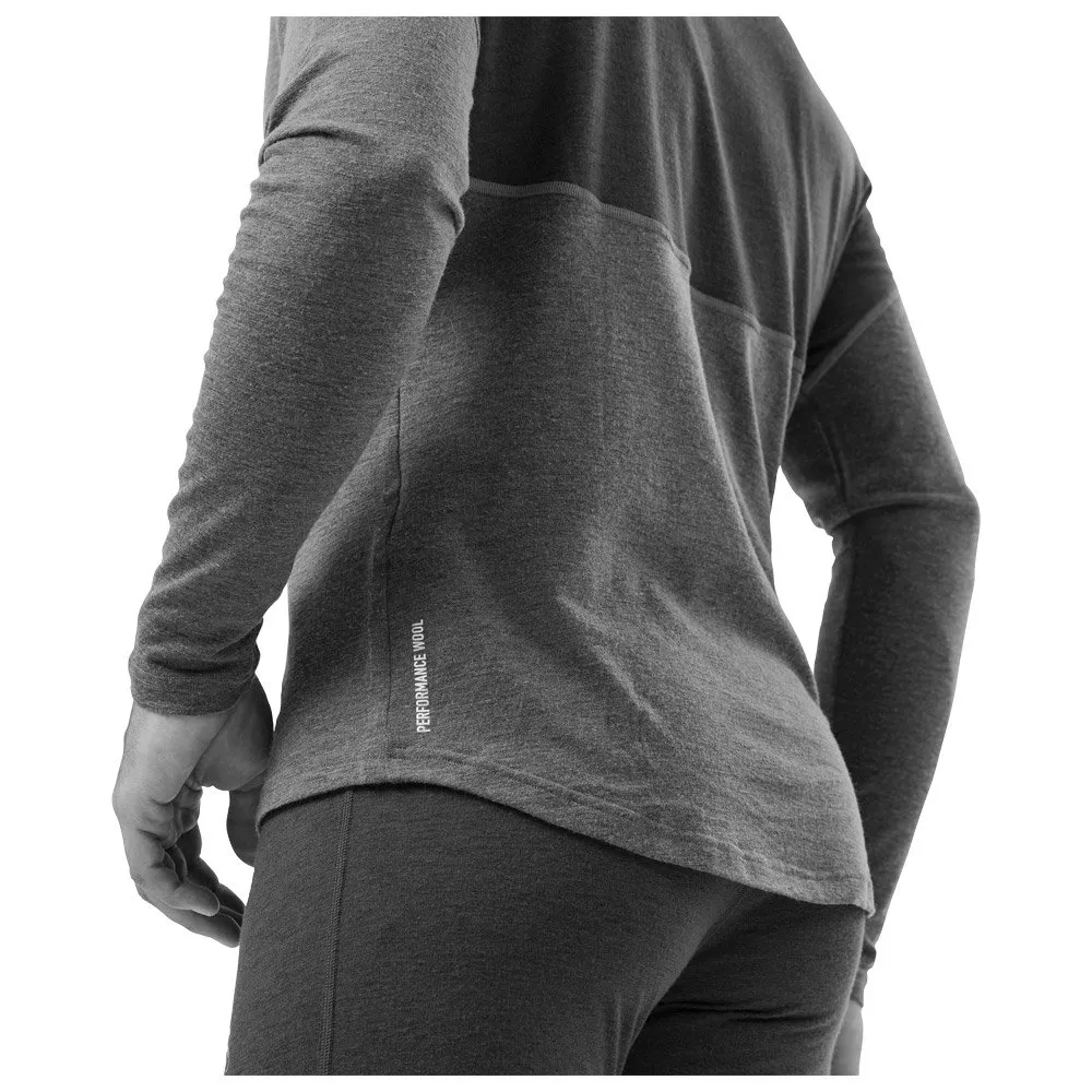 Technical underwear Odlo ---Revelstoke PW 150 BL Top Crew Neck LS Folkstone Grey India Ink