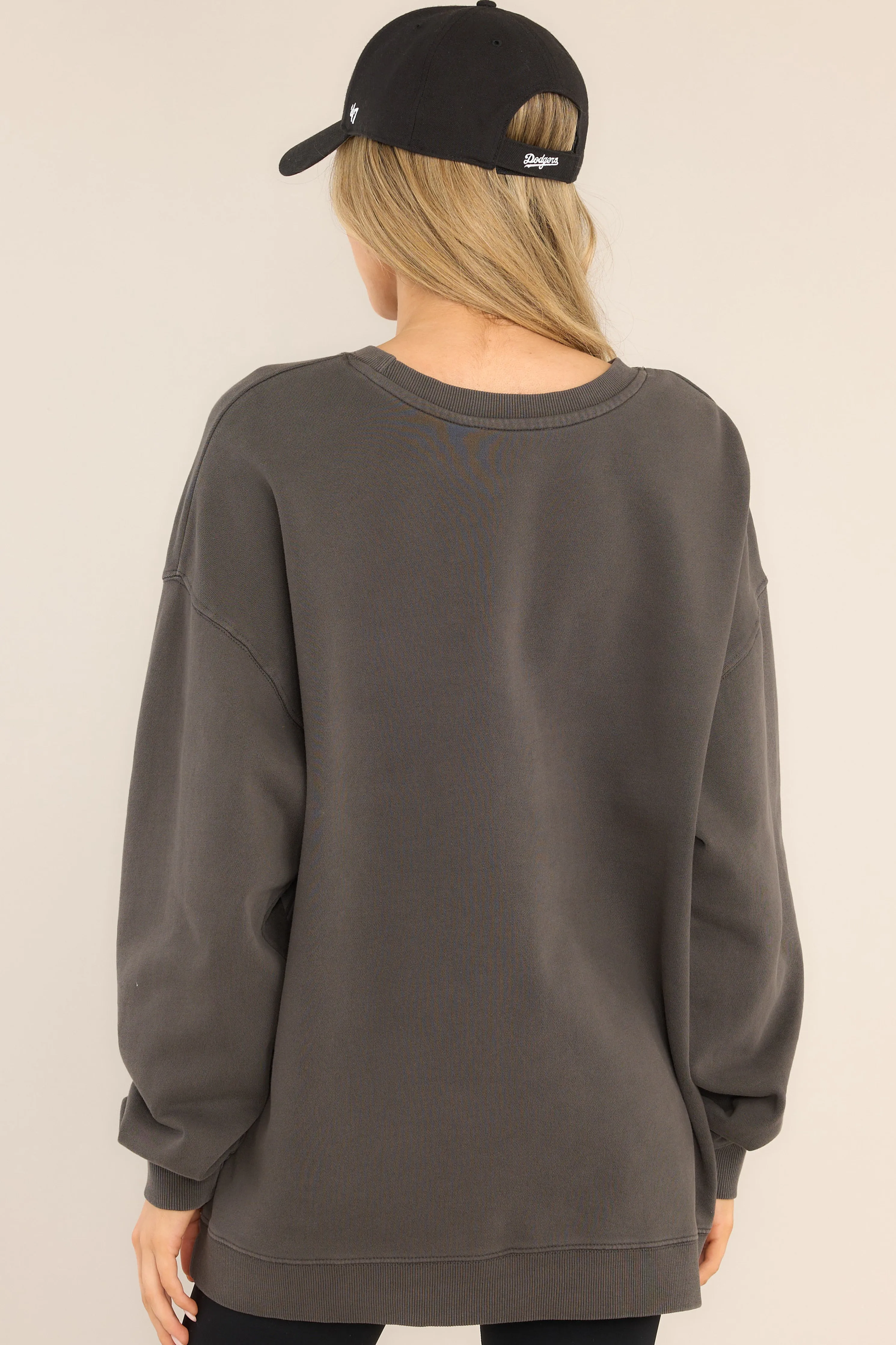 Tequila Time Charcoal Oversized Sweatshirt