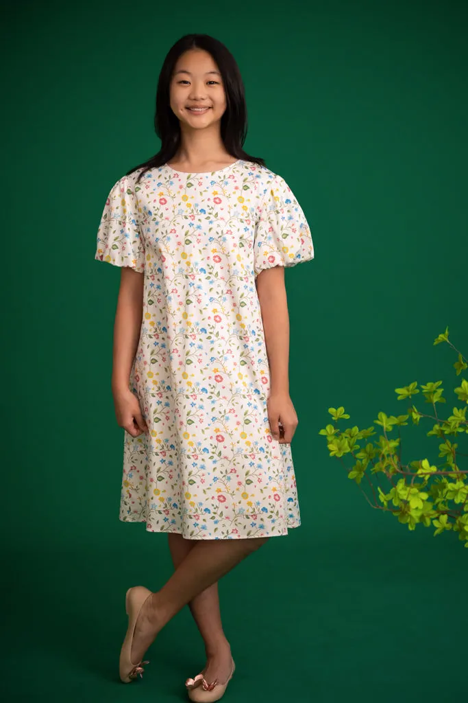 Trina Dress - Peranakan Flowers