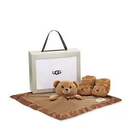 UGG Bixbee and Lovey Bear Stuffie Chestnut   