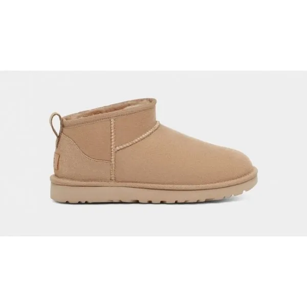 UGG Womens Ultra Mini Boot in Sand Suede