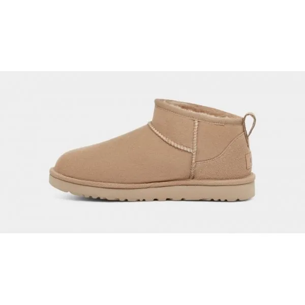 UGG Womens Ultra Mini Boot in Sand Suede