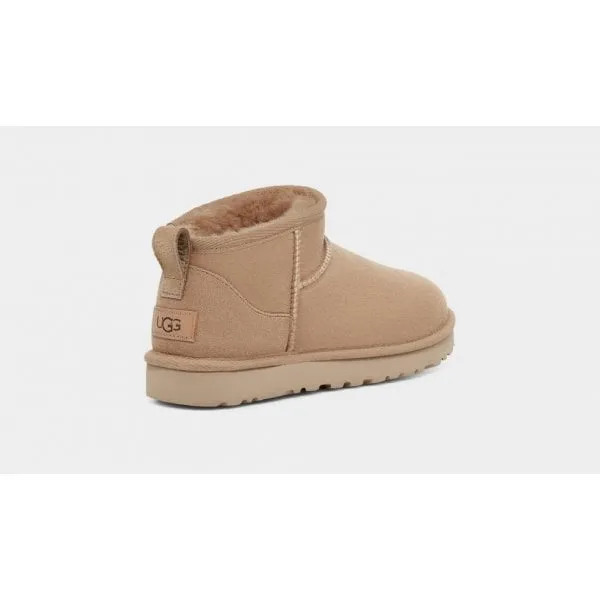 UGG Womens Ultra Mini Boot in Sand Suede