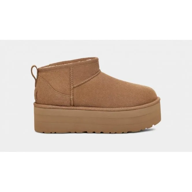 UGG Womens Ultra Mini Platform in Chestnut