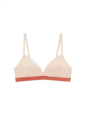 UNDERWEAR Overseas Station Season Big Chance 8 18 Women s Logo Band Microfiber Triangle Bra Skin 271045